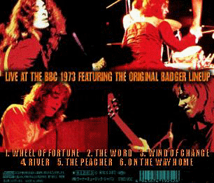 CD Two LIve Badger- 1 - back cover