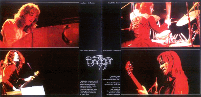 Badger LP "One Live" -inner sleeve