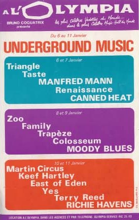 East of Eden- Olympia- Paris